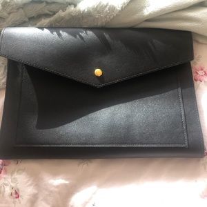 Black glass ladder bag